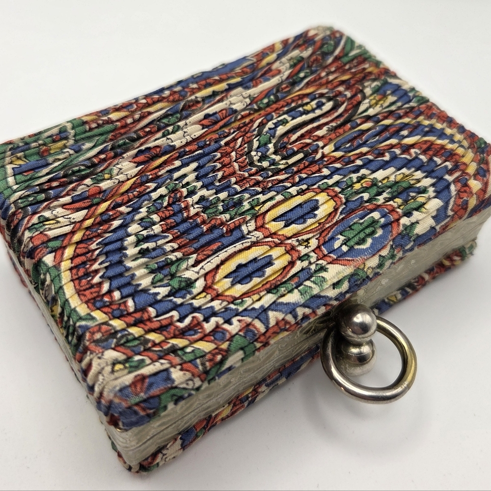 Vintage Fabric Trinket Box